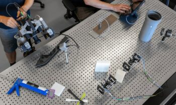 Am SKZ werden verschiedene zerstörungsfreie Prüfverfahren für Kunststoffe erforscht und in Zusammenarbeit mit Industriepartnern für die industrielle Anwendung weiterentwickelt (Bild: Luca Hoffmannbeck, SKZ).
